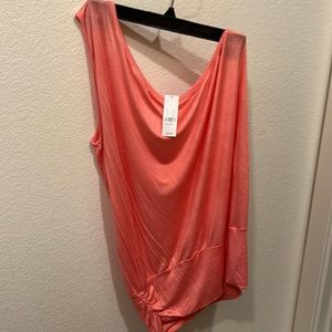 One shoulder top. Size XXL. New w tags